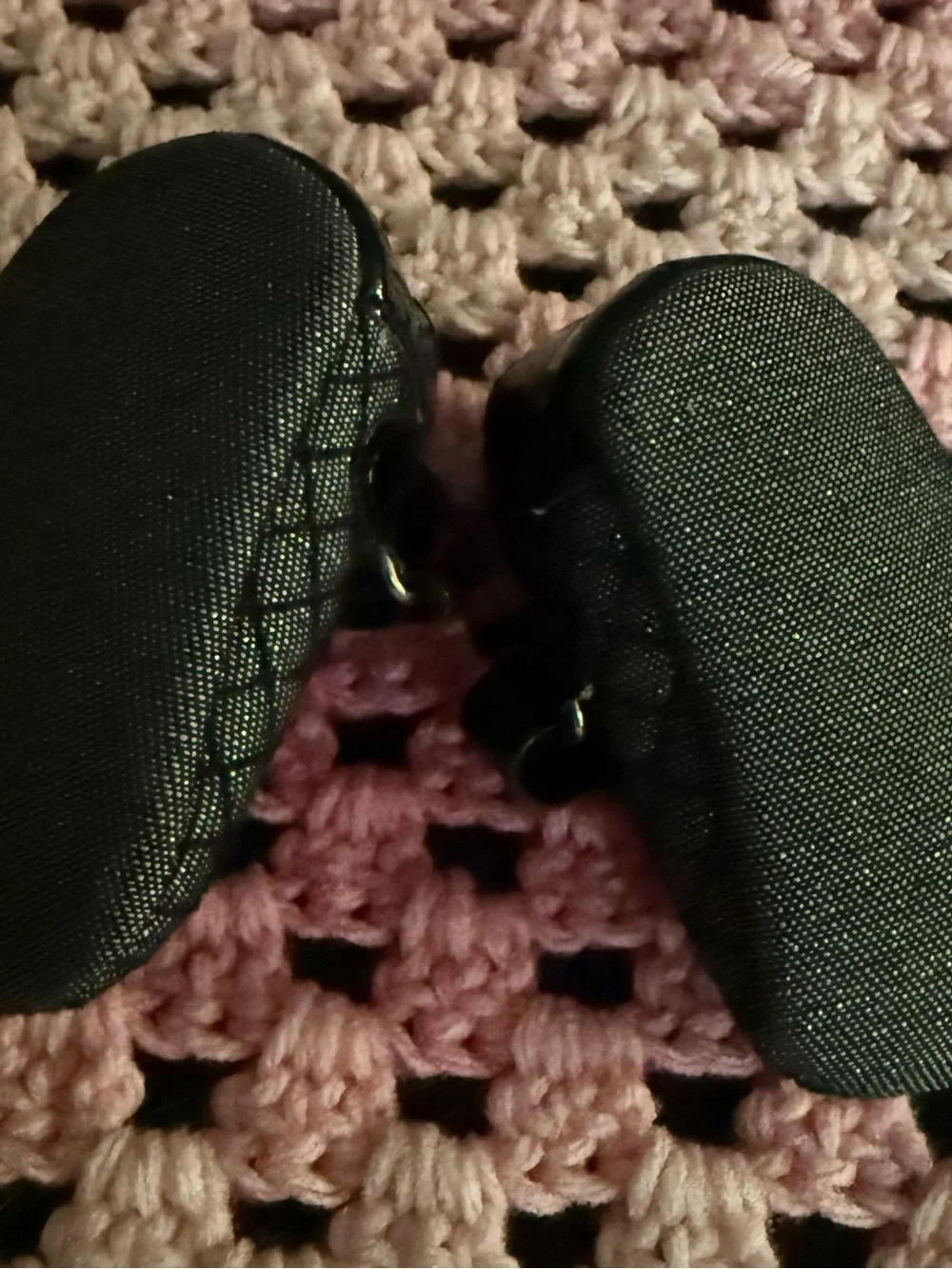 Koala Kids Black Quilted Mary Jane Baby Shoes